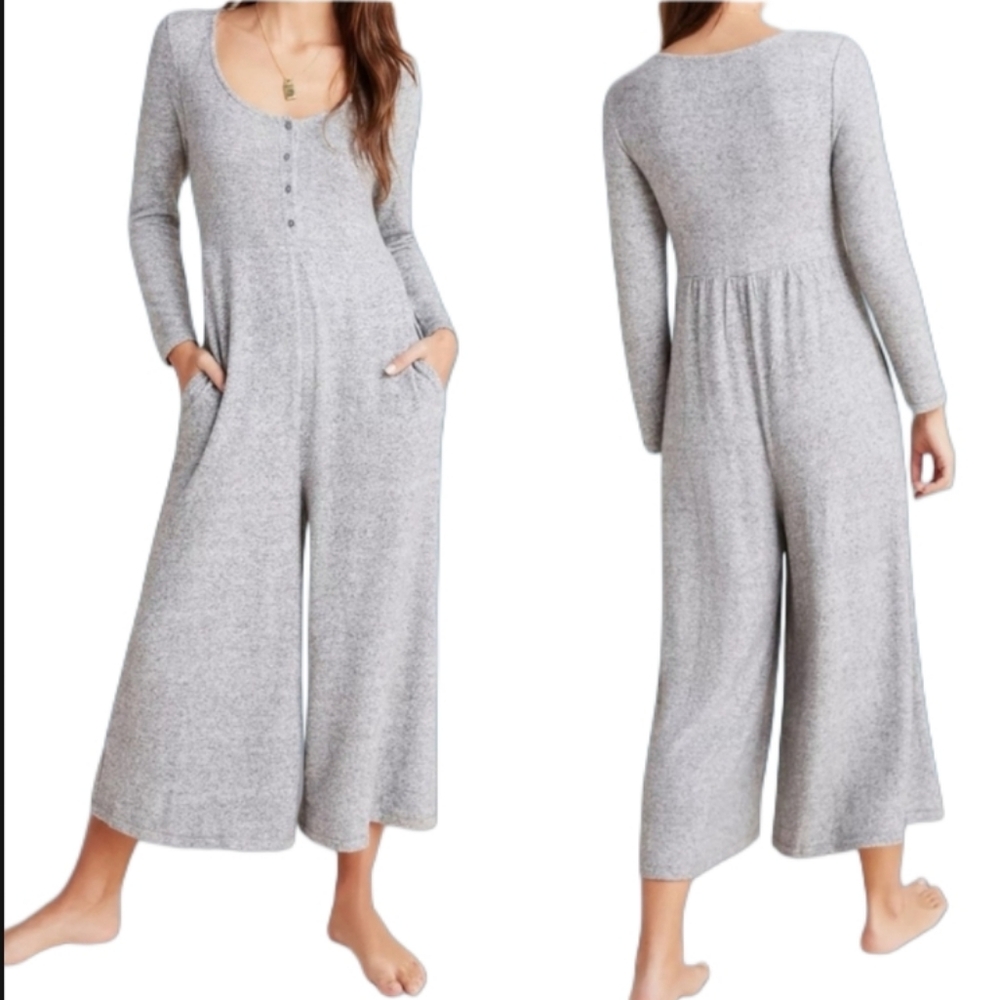 Anthropologie  Marisa Hacci  Jumpsuit   Womens Size S/M  Gray